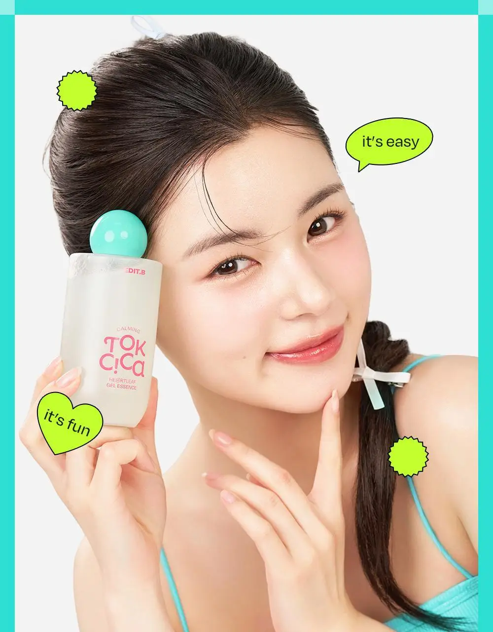 [붉은피부진정/겉속보습] 에딧비 진정 톡 시카 어성초 겔 에센스 200ml 상세페이지 30